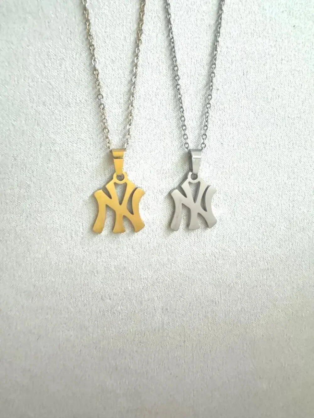 New York Yankees Necklaces - Gold & Silver Bundle - Dainty Necklace - Y2K